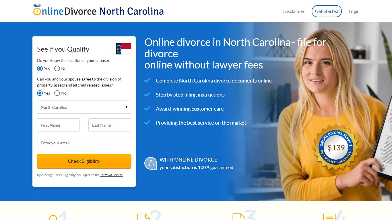 Online Divorce in North Carolina | Get NC Divorce Papers (24/7)